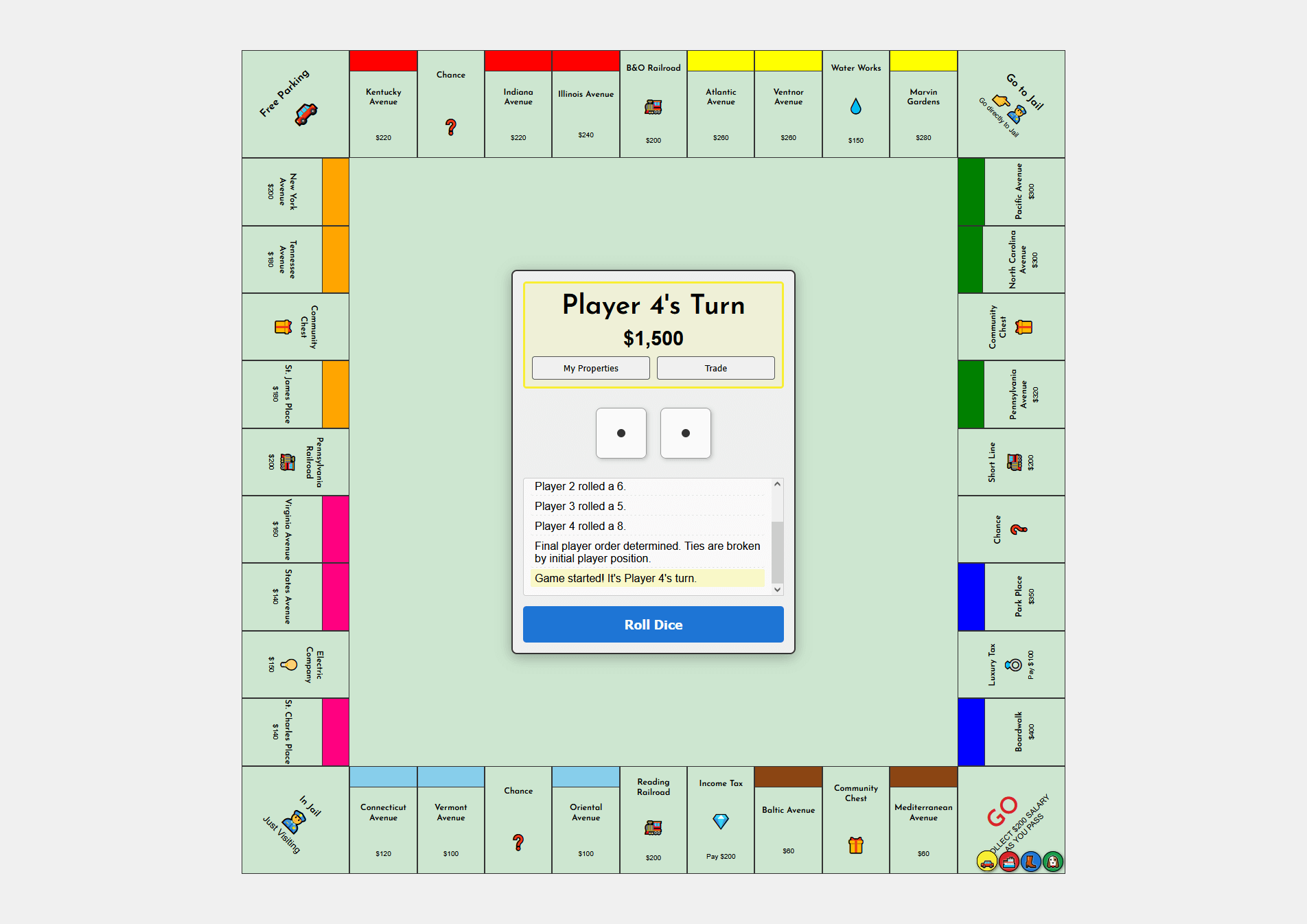 Freeopoly.online Screenshot